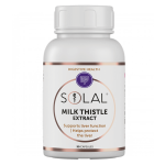 Solal Milk Thistle Extract 90 Capsules – 250mg Silymarin Supplement for Liver & Digestive Support